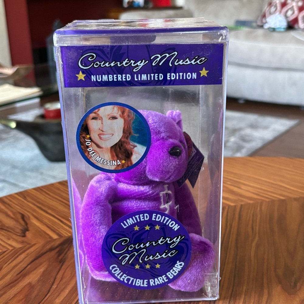 👛 (ANY 2/$30) NEW COUNTRY MUSIC Numbered Limited Edition JO DEE MESSINA Bear